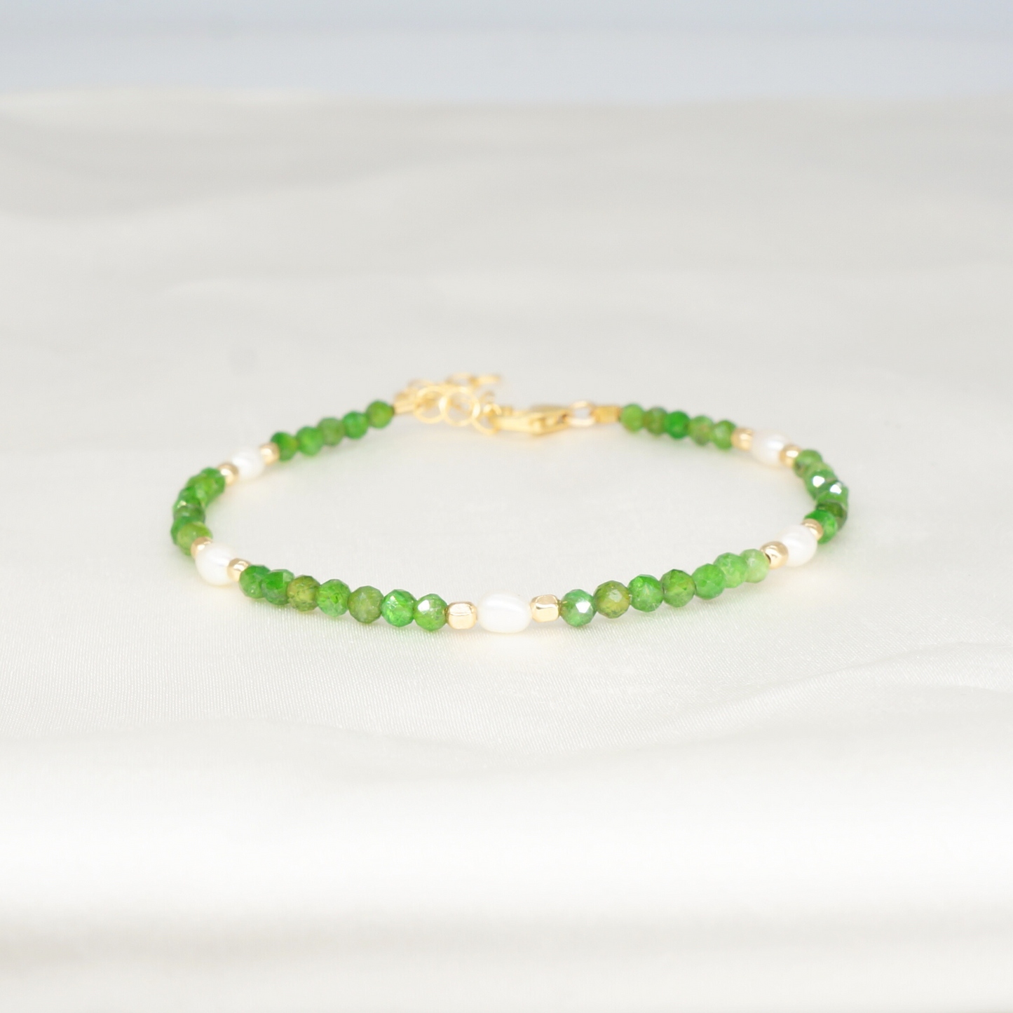 Chrome Diopside Perpetual Bracelet