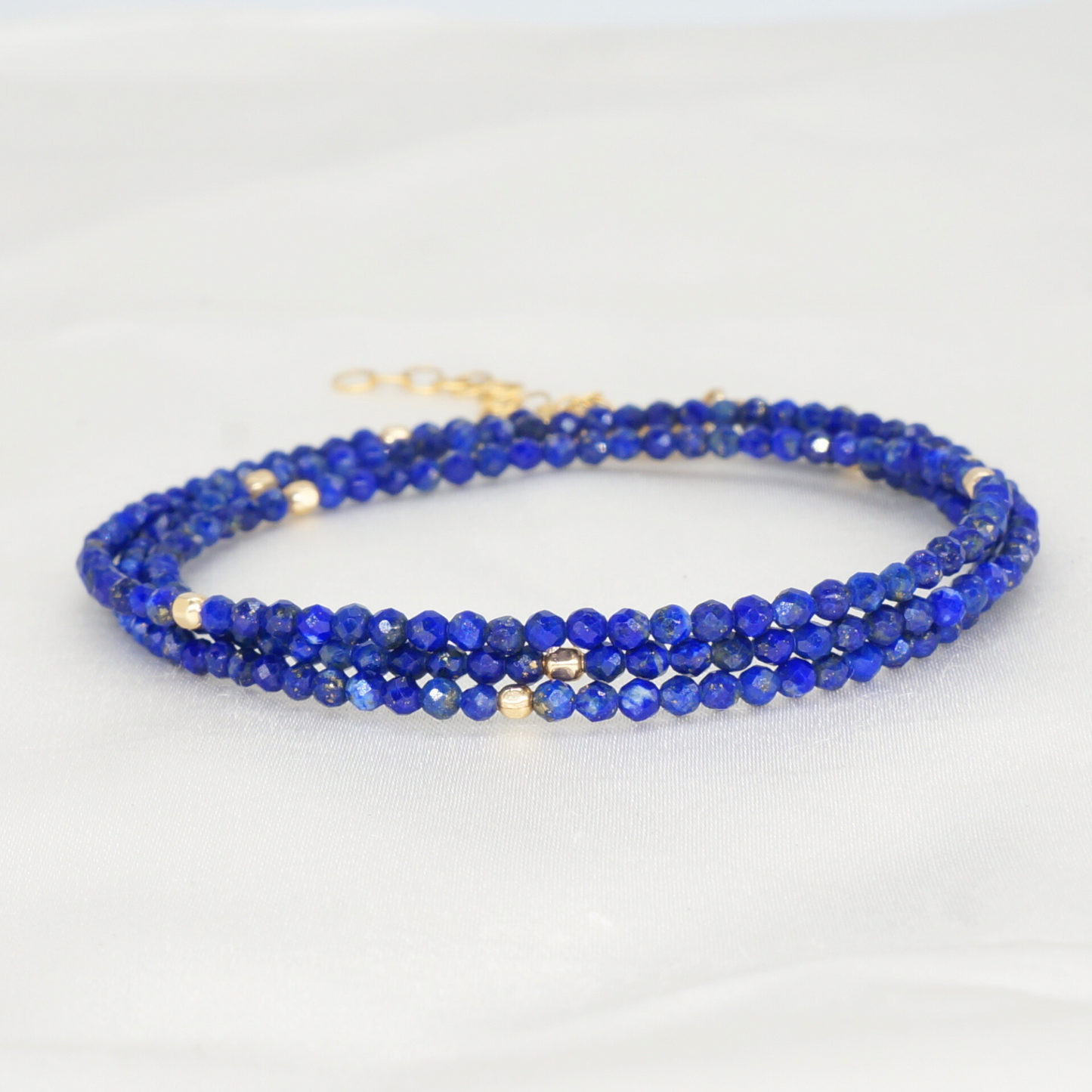 Lapis Lazuli Prevail Wrap Bracelet