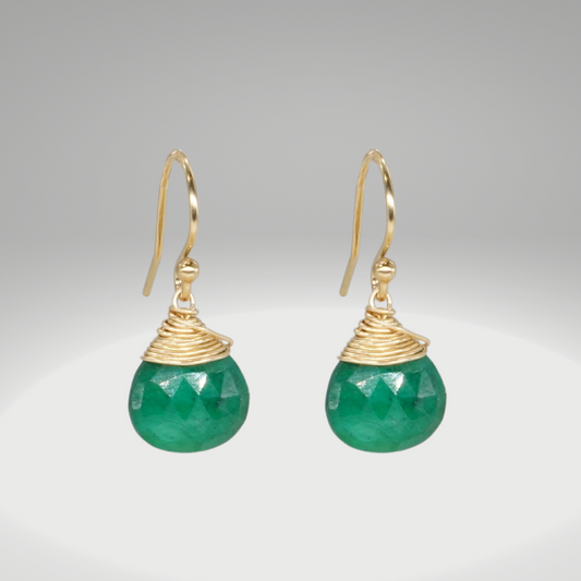 Simple Gemstone Birthstone/Zodiac Earrings