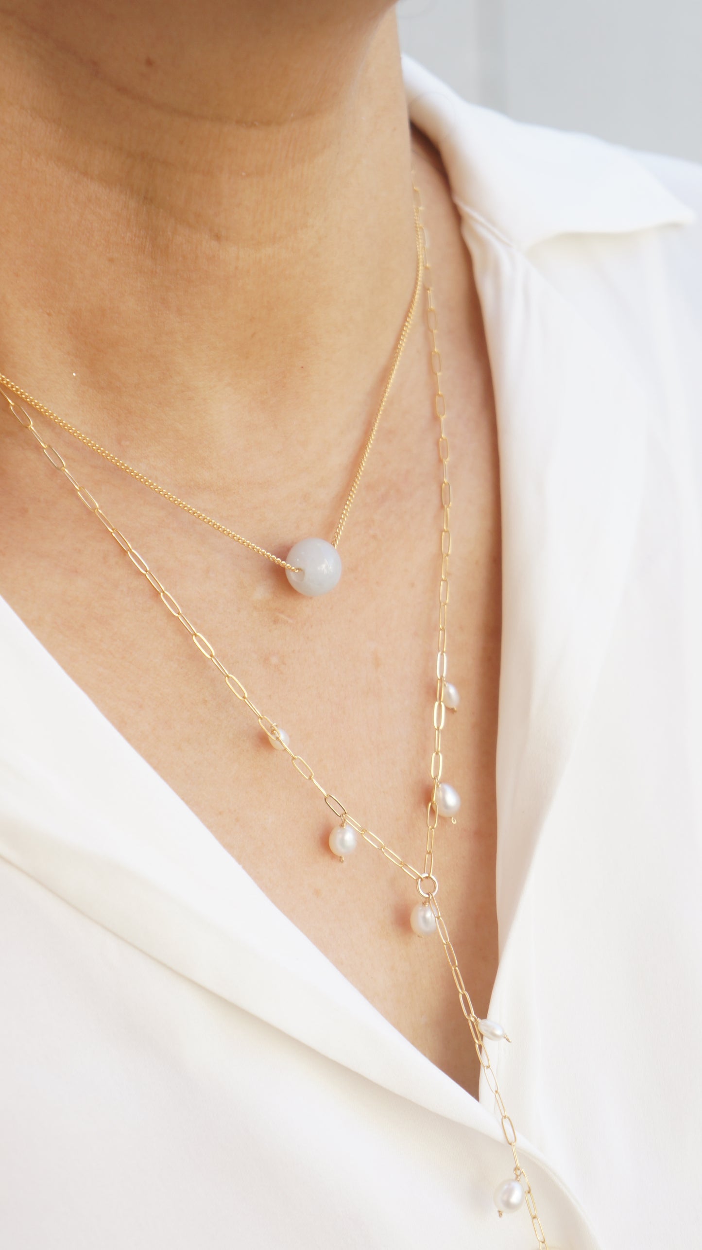 Globe Jade Necklace
