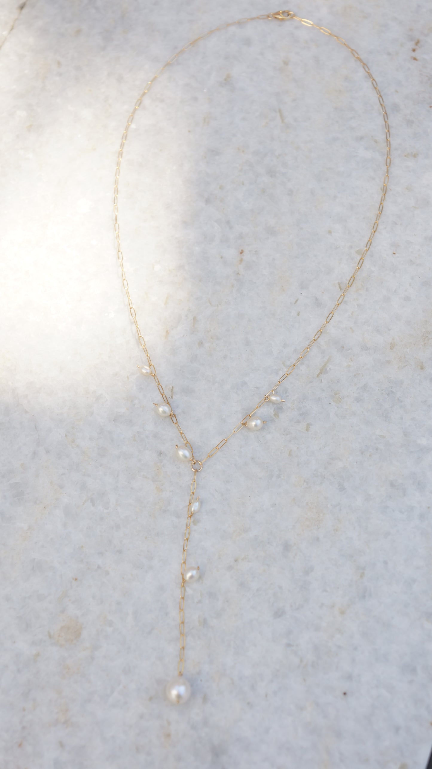 Aura Lariat Necklace