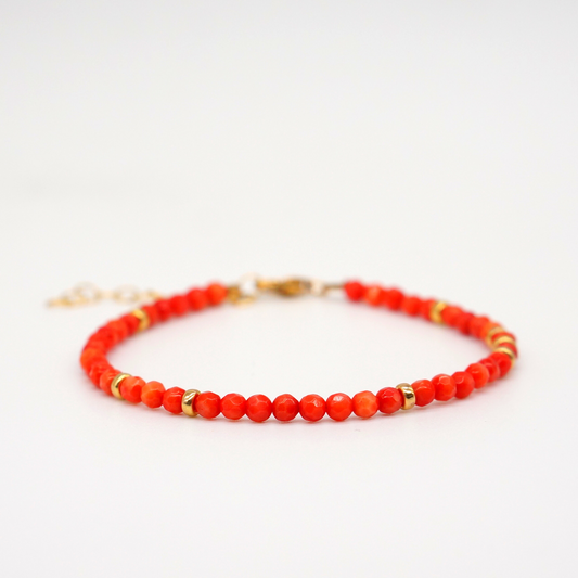 Red Coral Dreamy Bracelet
