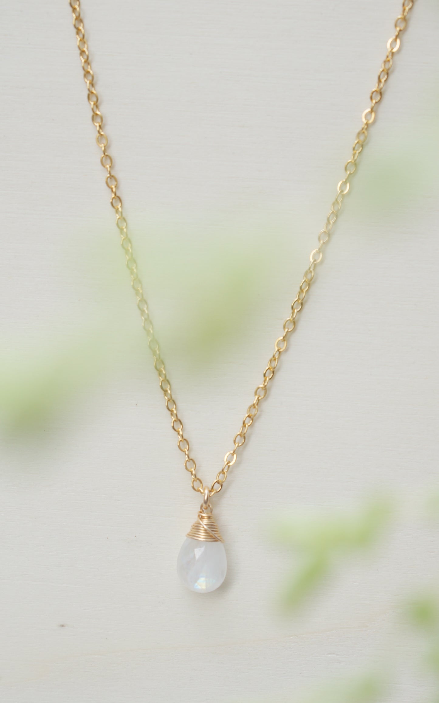 Moonstone Zodiac/Birthstone Necklace