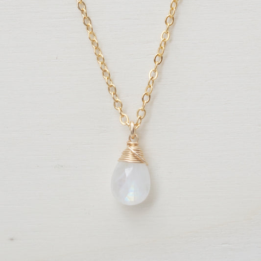 Moonstone Zodiac/Birthstone Necklace