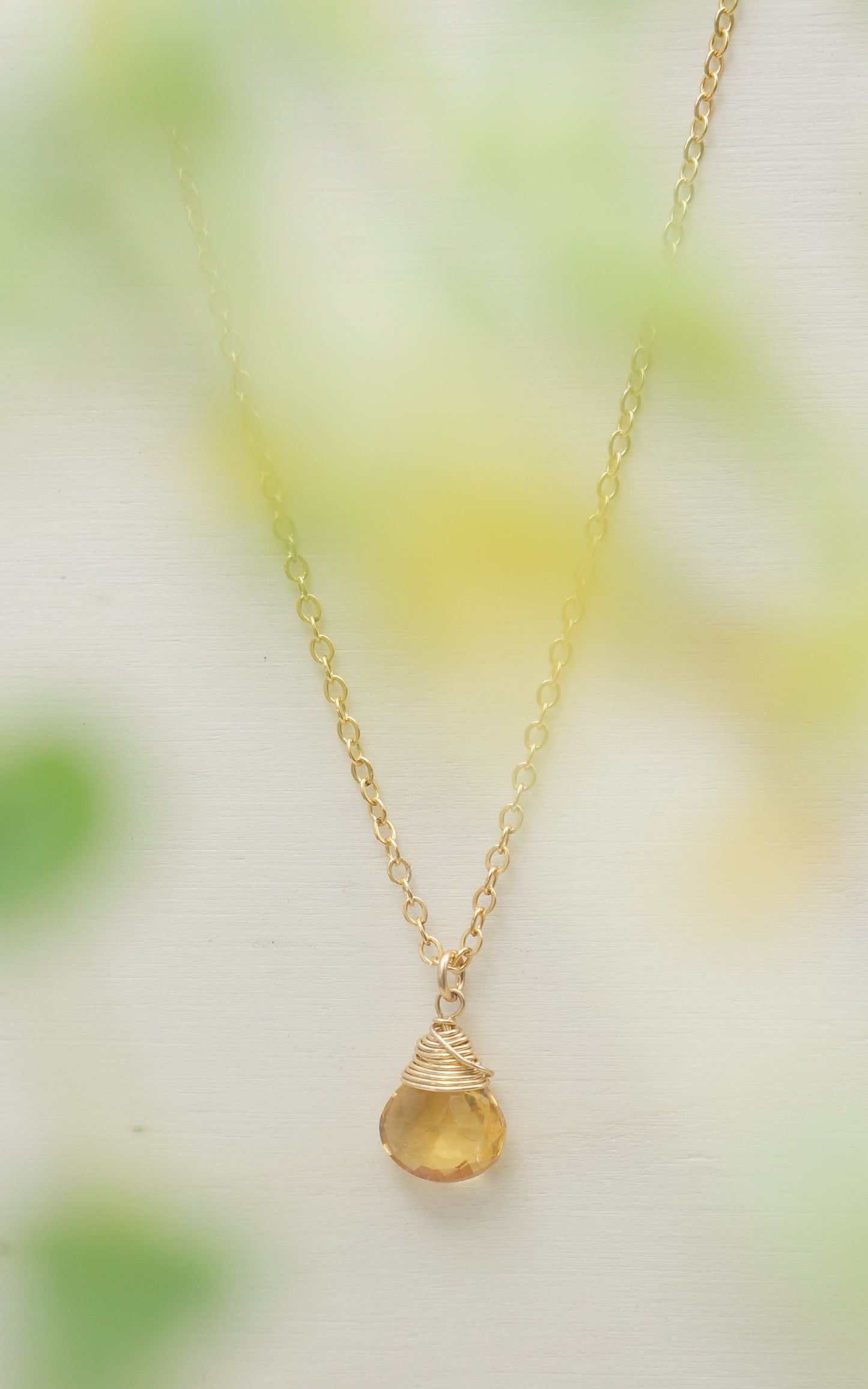 Citrine Zodiac/Birthstone Necklace