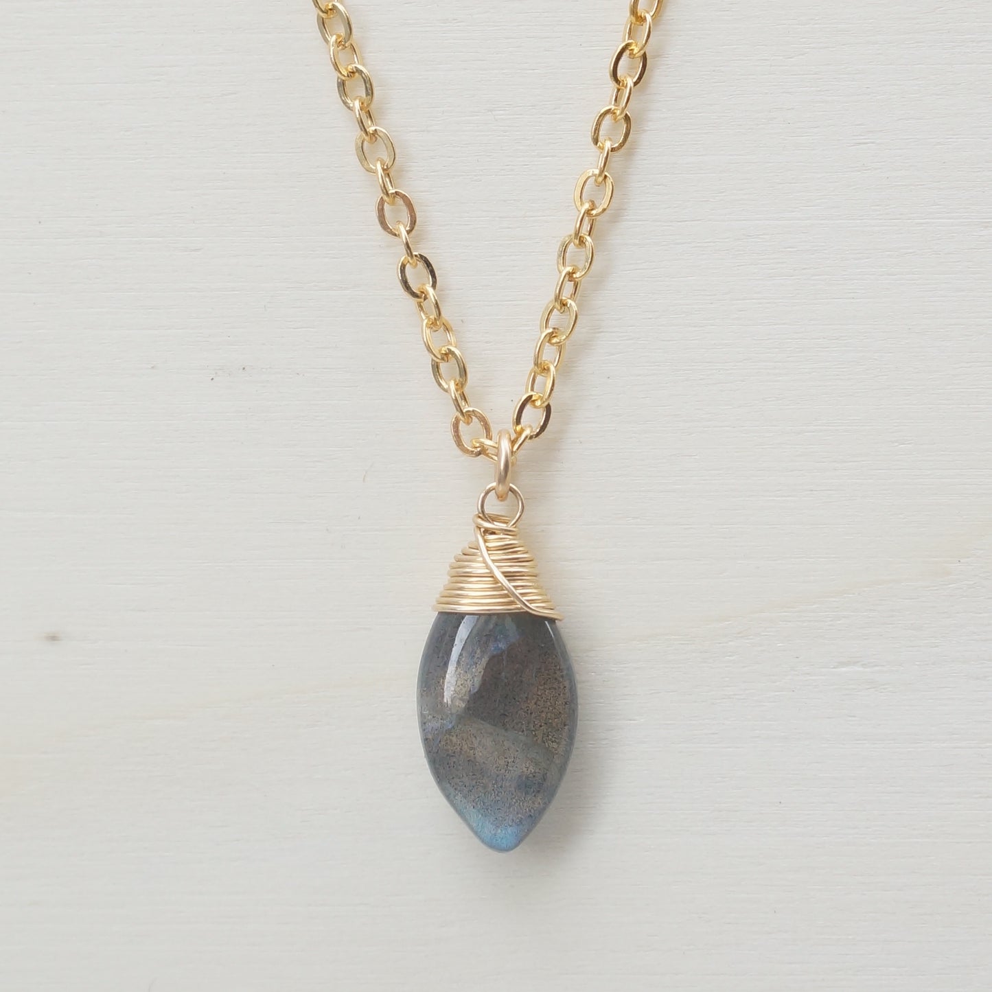 Labradorite Zodiac/Birthstone Necklace