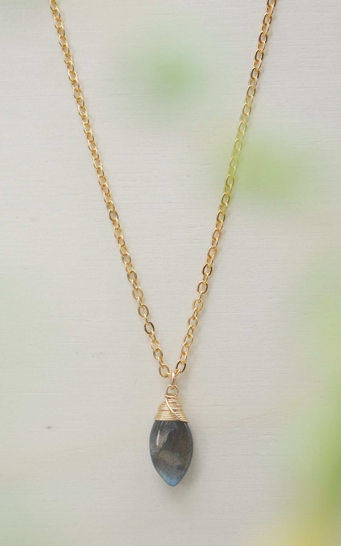 Labradorite Zodiac/Birthstone Necklace