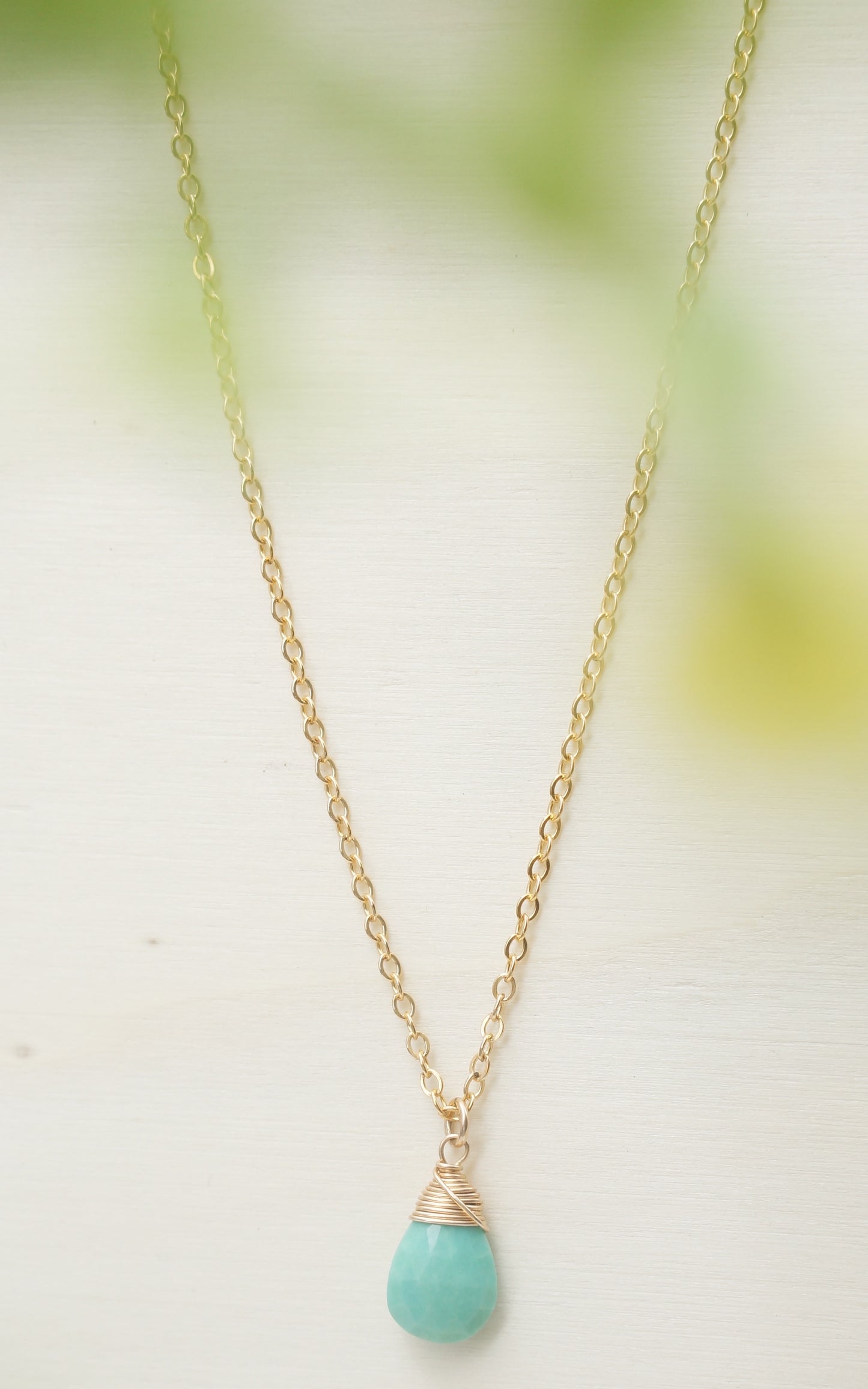 Turquoise Zodiac/Birthstone Necklace
