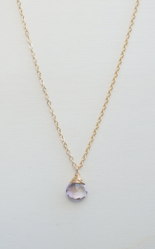 Ametrine Zodiac/Birthstone Necklace