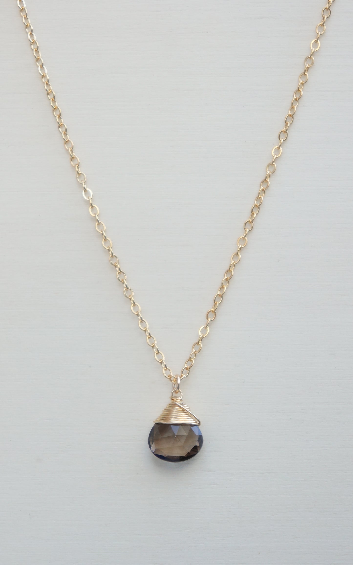 Smoky Quartz Zodiac/Birthstone Necklace