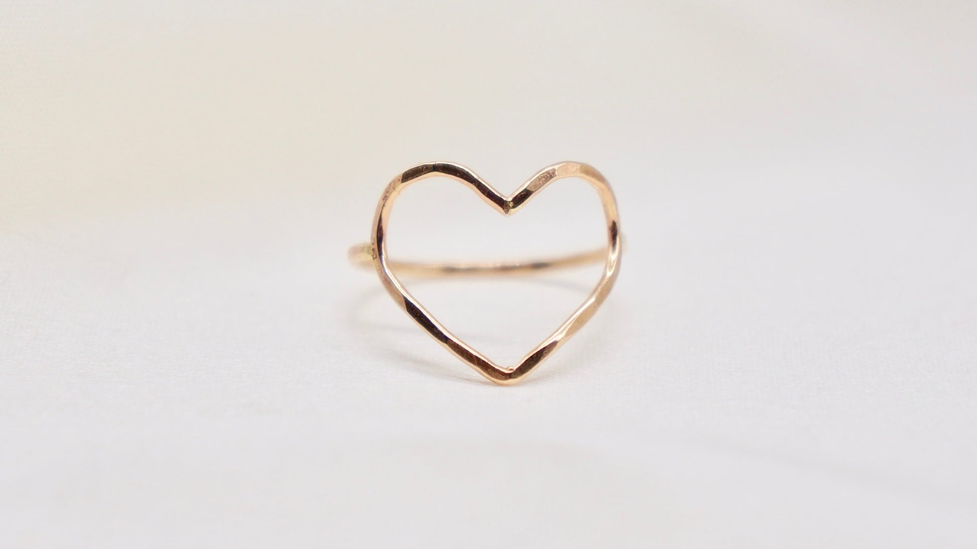 An expression of love, the symbol of the heart is great to wear for one's self love or for a beloved.  hammered texture 14k gold filled, rose gold filled or 92.5 sterling silver handmade in Los Angeles