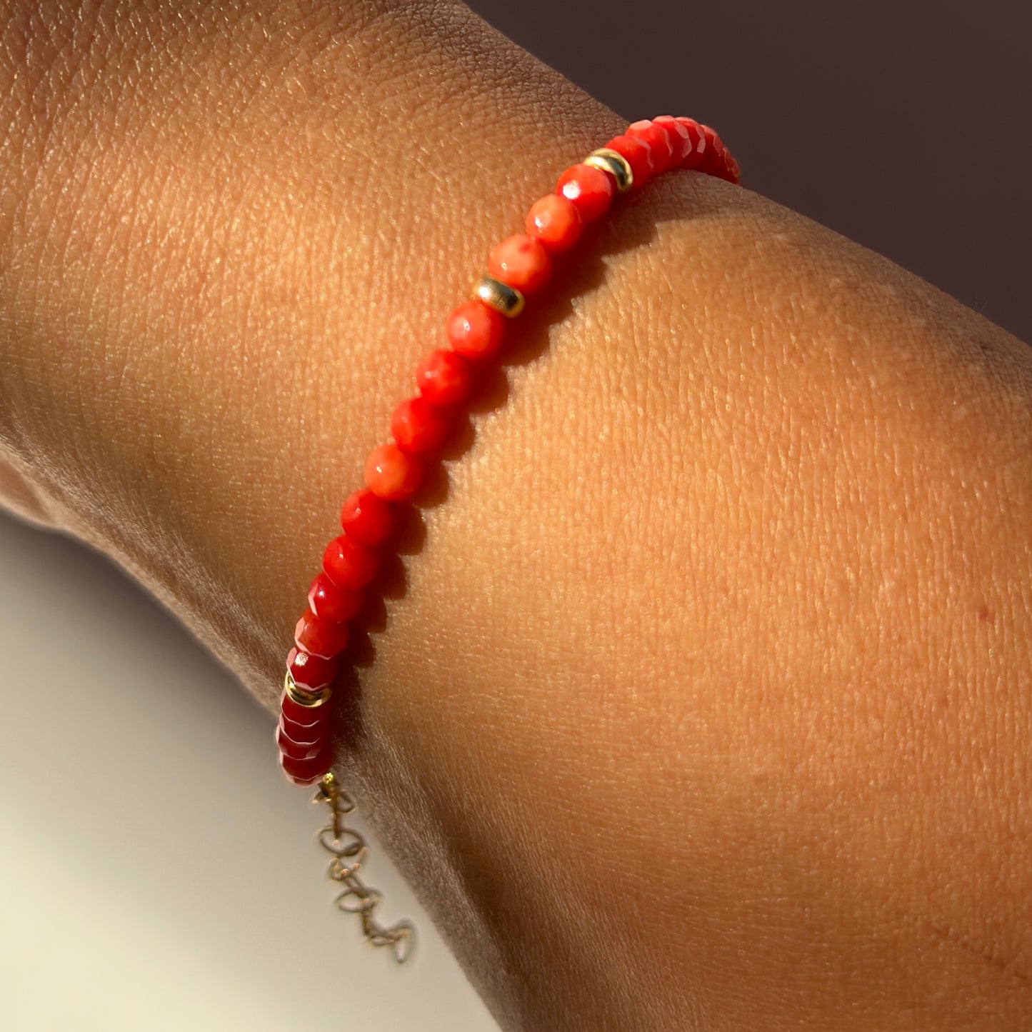 Red Coral Dreamy Bracelet