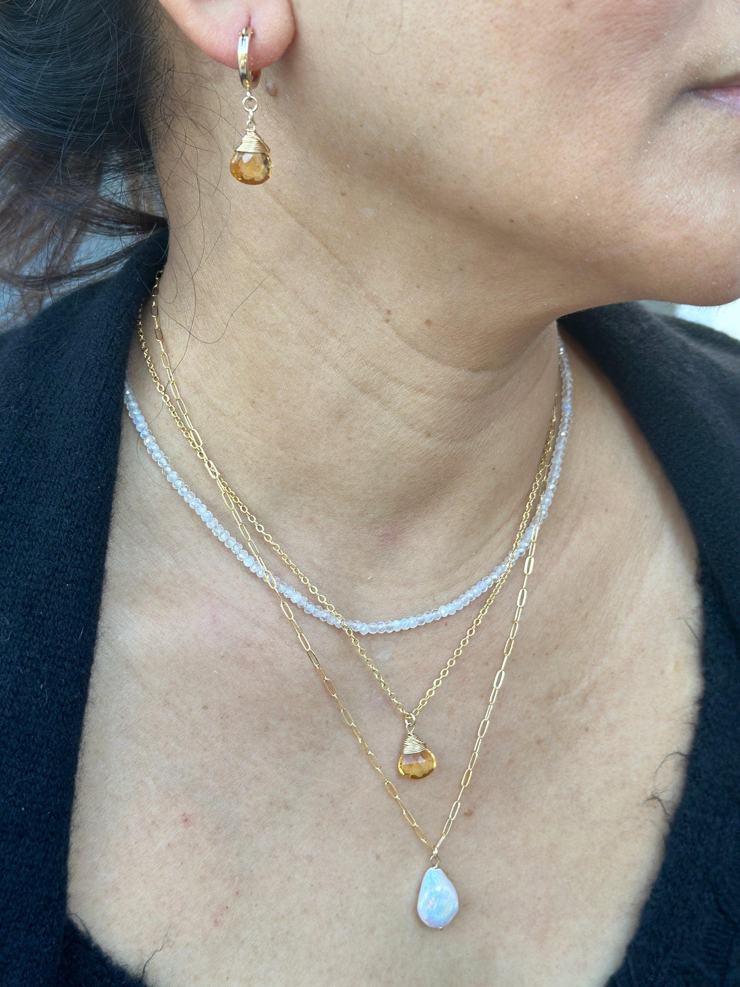 Citrine Zodiac/Birthstone Necklace