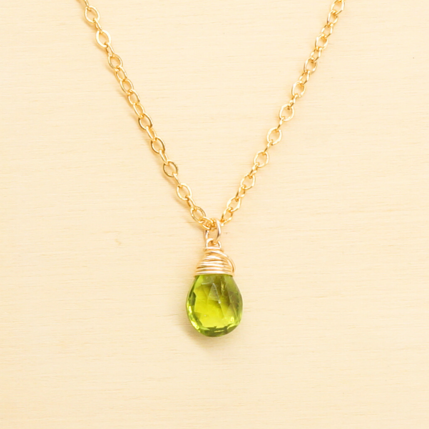 Peridot Zodiac/Birthstone Necklace