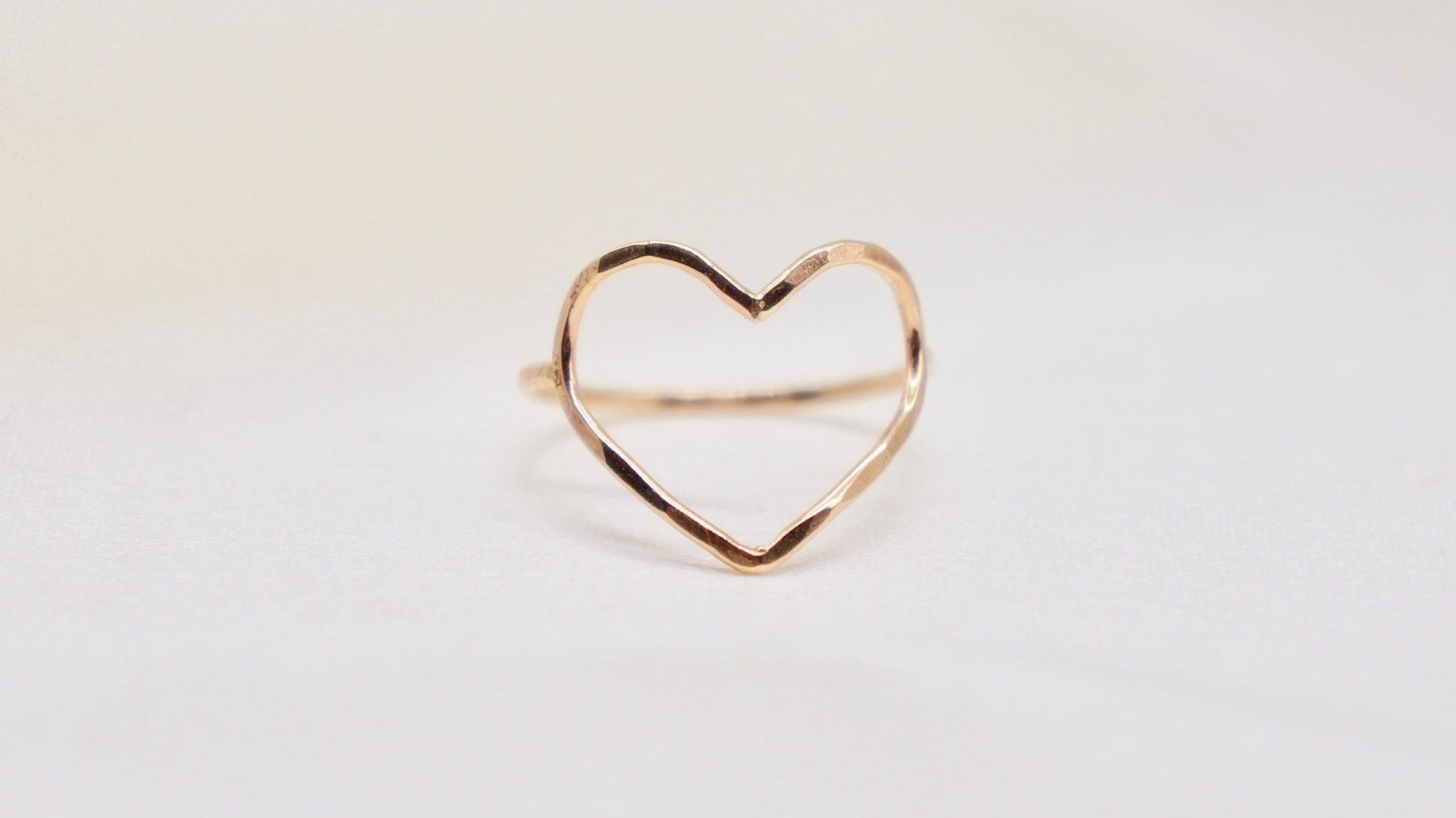 An expression of love, the symbol of the heart is great to wear for one's self love or for a beloved.  hammered texture 14k gold filled, rose gold filled or 92.5 sterling silver handmade in Los Angeles 